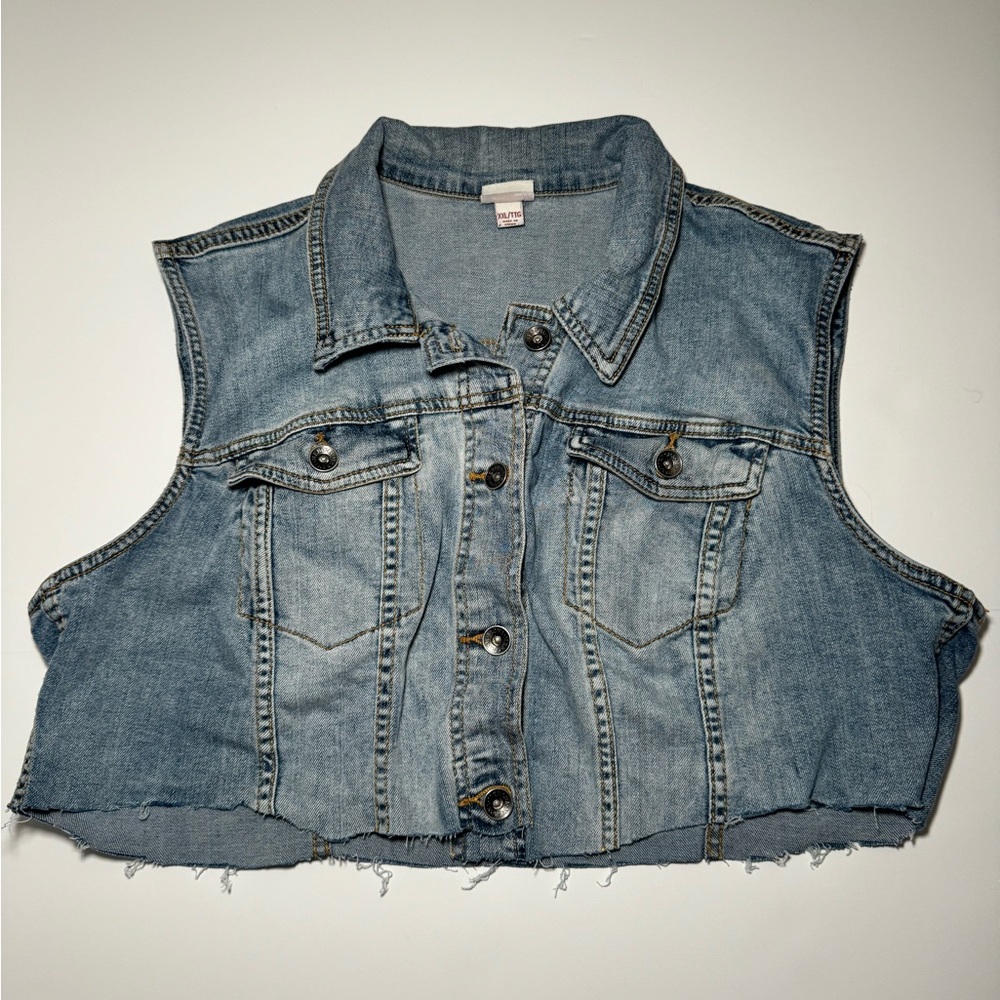 Merona Denim vest Size XXL